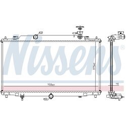 Chladič motora NISSENS 68539 - obr. 5