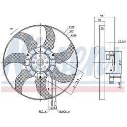 Ventilátor chladenia motora NISSENS 85802 - obr. 4