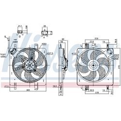 Ventilátor chladenia motora NISSENS 85835 - obr. 5
