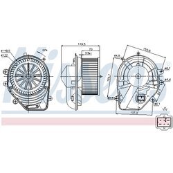 Vnútorný ventilátor NISSENS 87060 - obr. 5