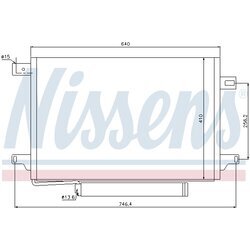 Kondenzátor klimatizácie NISSENS 940054 - obr. 4