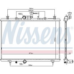 Chladič motora NISSENS 637645 - obr. 4