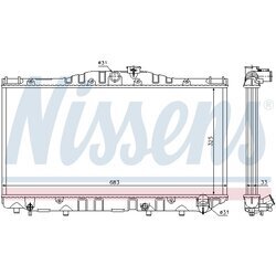 Chladič motora NISSENS 64725 - obr. 4