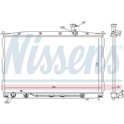 Chladič motora NISSENS 67505 - obr. 5