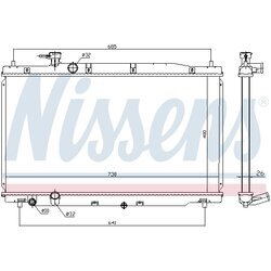 Chladič motora NISSENS 681386 - obr. 4
