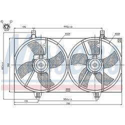 Ventilátor chladenia motora NISSENS 85526 - obr. 6