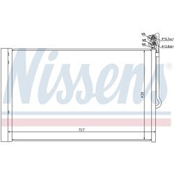 Kondenzátor klimatizácie NISSENS 940157 - obr. 5