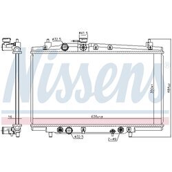 Chladič motora NISSENS 606687 - obr. 4