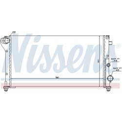 Chladič motora NISSENS 617847 - obr. 5