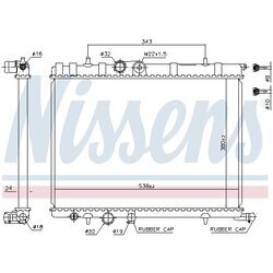 Chladič motora NISSENS 63502A - obr. 5