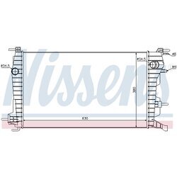 Chladič motora NISSENS 637616 - obr. 4