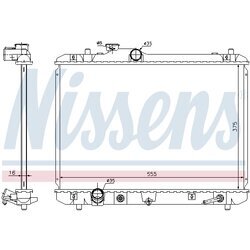 Chladič motora NISSENS 641755 - obr. 4