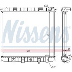 Chladič motora NISSENS 64319A - obr. 4