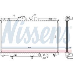 Chladič motora NISSENS 646281 - obr. 4