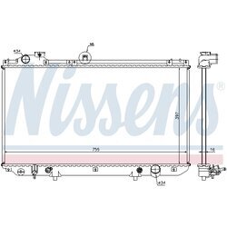 Chladič motora NISSENS 64762 - obr. 4
