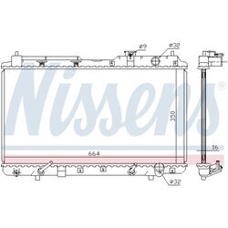 Chladič motora NISSENS 681021 - obr. 4