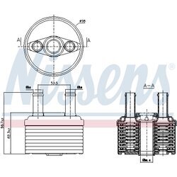 Chladič oleja automatickej prevodovky NISSENS 90664 - obr. 6