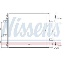 Kondenzátor klimatizácie NISSENS 940201 - obr. 5