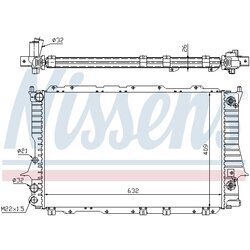 Chladič motora NISSENS 60477 - obr. 4