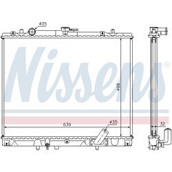 Chladič motora NISSENS 62895A - obr. 5