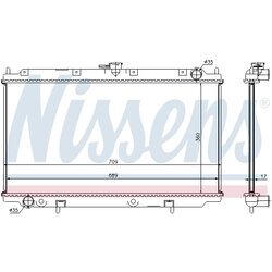 Chladič motora NISSENS 62927A - obr. 5
