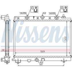 Chladič motora NISSENS 64304A - obr. 5
