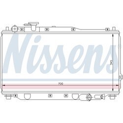 Chladič motora NISSENS 66604 - obr. 4