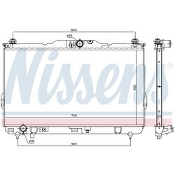 Chladič motora NISSENS 675017 - obr. 4