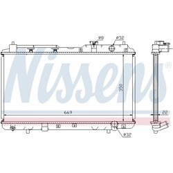 Chladič motora NISSENS 68101A - obr. 4