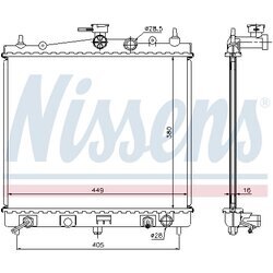 Chladič motora NISSENS 68700A - obr. 5