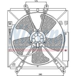 Ventilátor chladenia motora NISSENS 85330 - obr. 5