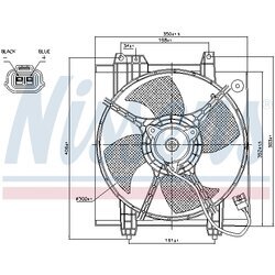 Ventilátor chladenia motora NISSENS 85494 - obr. 5