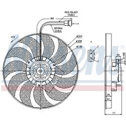 Ventilátor chladenia motora NISSENS 85676 - obr. 5