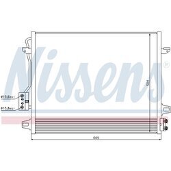 Kondenzátor klimatizácie NISSENS 940098 - obr. 5