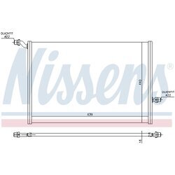 Nízkoteplotný chladič, chladič turbodúchadla NISSENS 627032 - obr. 4