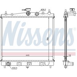 Chladič motora NISSENS 62902A - obr. 5
