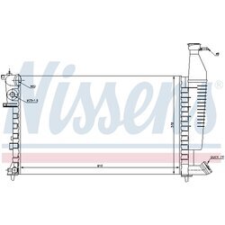 Chladič motora NISSENS 63716 - obr. 4