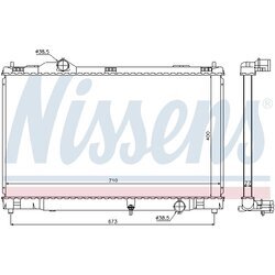 Chladič motora NISSENS 646817 - obr. 4