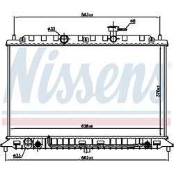 Chladič motora NISSENS 66687 - obr. 5