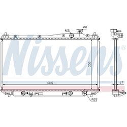 Chladič motora NISSENS 68115 - obr. 1