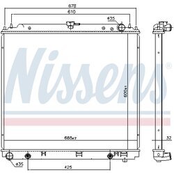 Chladič motora NISSENS 69485 - obr. 5