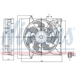 Ventilátor chladenia motora NISSENS 85896 - obr. 5