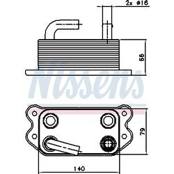 Chladič motorového oleja NISSENS 90738 - obr. 5