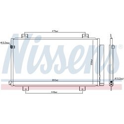 Kondenzátor klimatizácie NISSENS 941180 - obr. 4