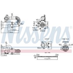 Chladič pre recirkuláciu plynov NISSENS 989453