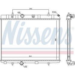 Chladič motora NISSENS 636007 - obr. 4