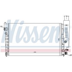 Chladič motora NISSENS 63613 - obr. 4