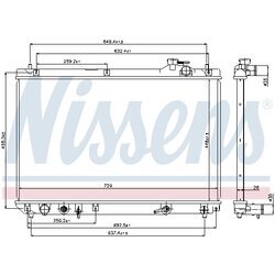 Chladič motora NISSENS 64659 - obr. 4