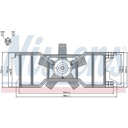 Ventilátor chladenia motora NISSENS 85630 - obr. 5