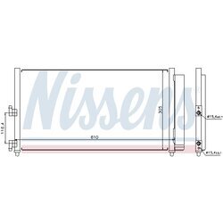 Kondenzátor klimatizácie NISSENS 94727 - obr. 5